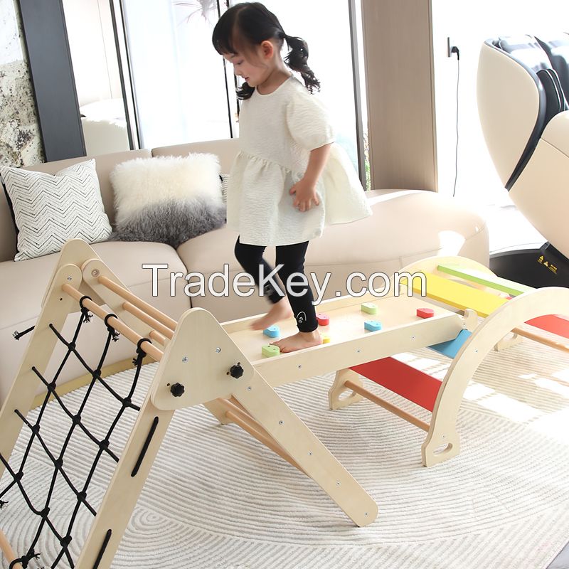 Outdoor Wooden Toys Kid's Wooden Toys Wooden Climbing Frame Toys