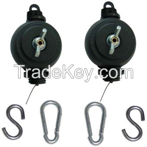 High Quality Stainless Steel Wire Adjustable Heavy Duty Light Hanger Grow Yoyo Hydroponic Accessories for Reflector Hoods