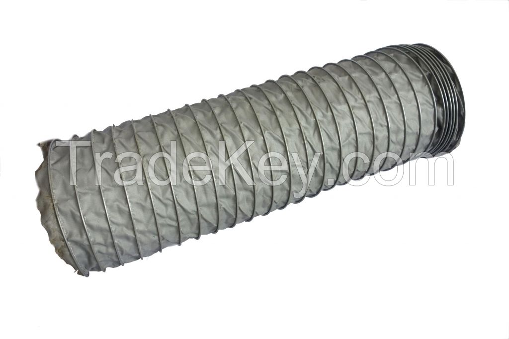 8 Inch High Temperature Resistant and High Pressure Nylon Canvas Flexible Air Duct Hose