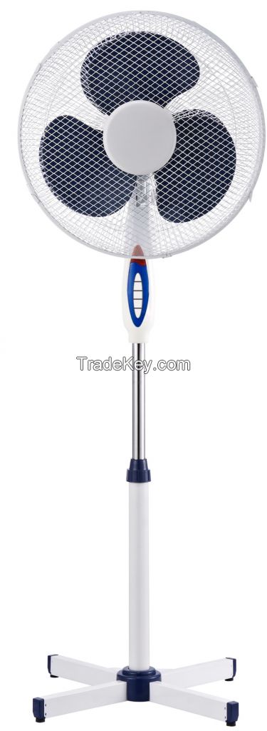 16" Silence Electric Stand Fan With Lamp And Remote Control