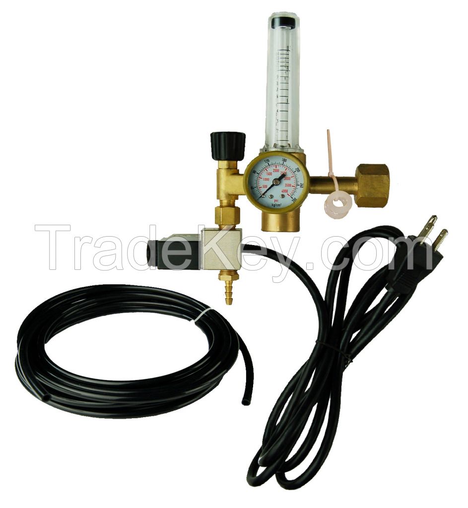 High Flow Victor Hydroponic And Garden Greenhouse Solenoid Co2 Regulator With Heater
