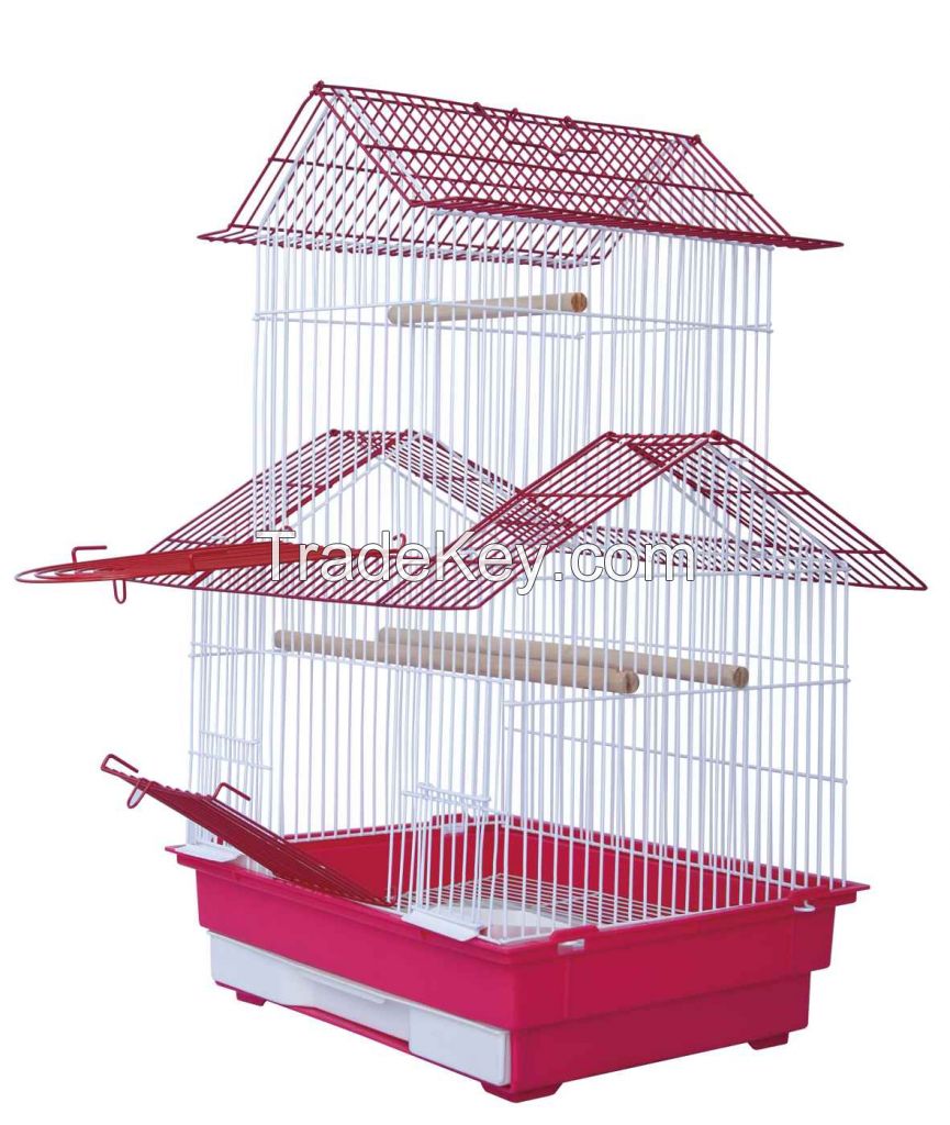 Double-Door Small Bird Cage, Bird Aviary