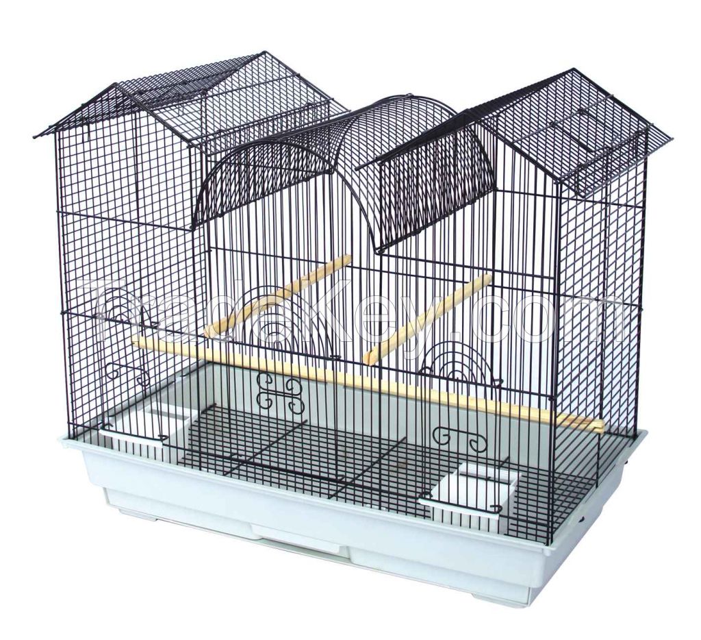 Metal Bird Flight Cages powder-coating with feeders