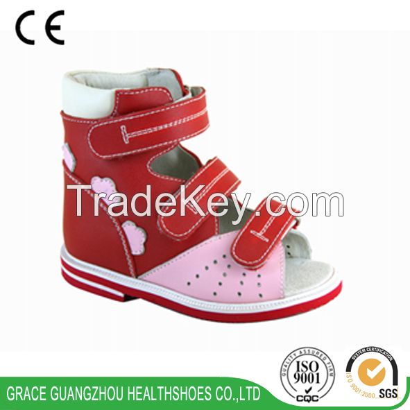 4711557 Kids Flat Foot Corrective Sandal Kids Orthopedic Leather Shoes