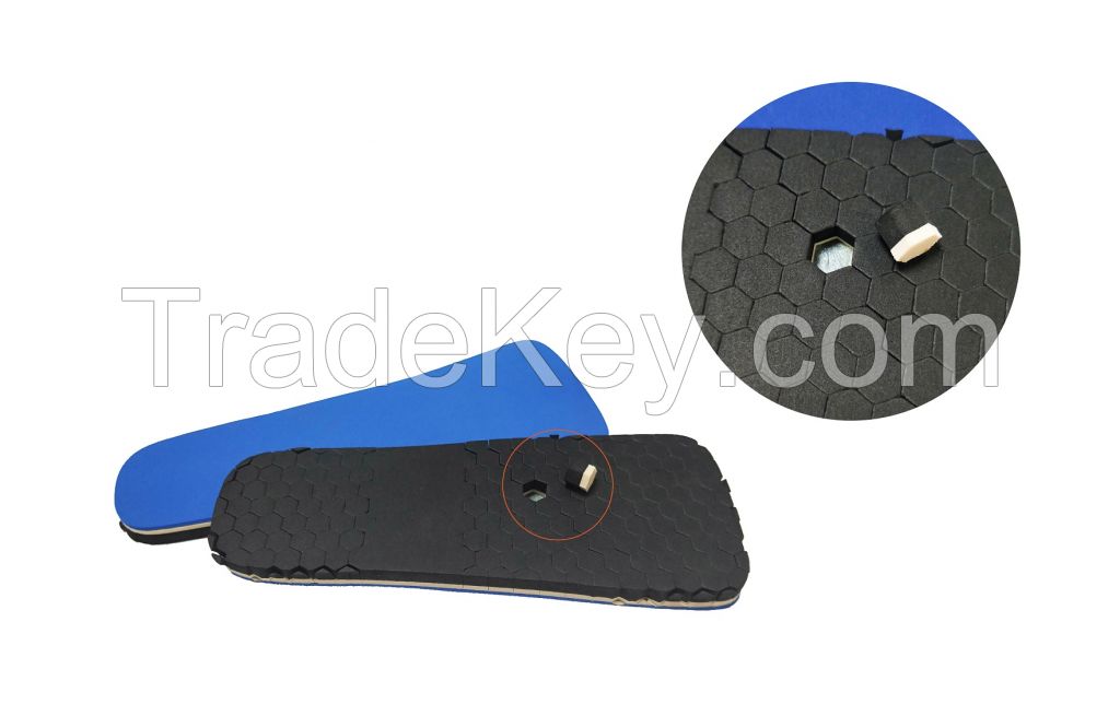 Peg Insole Diabetic Insole With Removable Hexagonal To Point Out Injur
