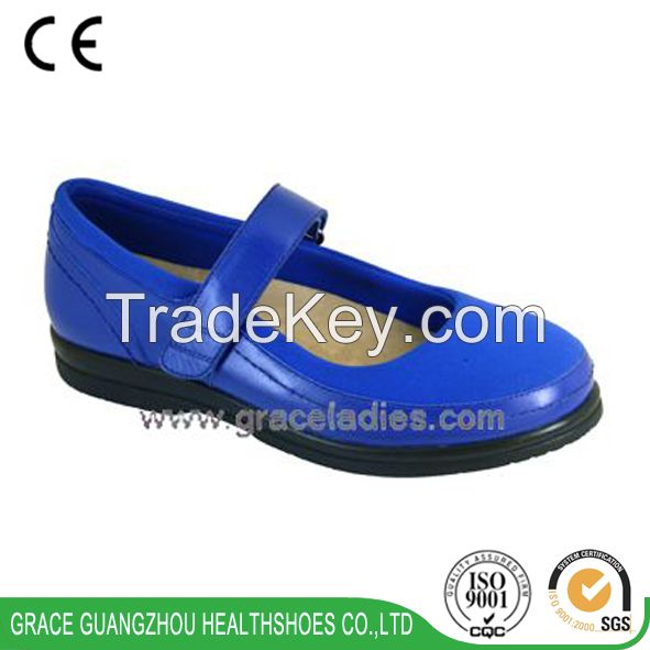 High Quality Genuine Leather women Diabetic Shoes