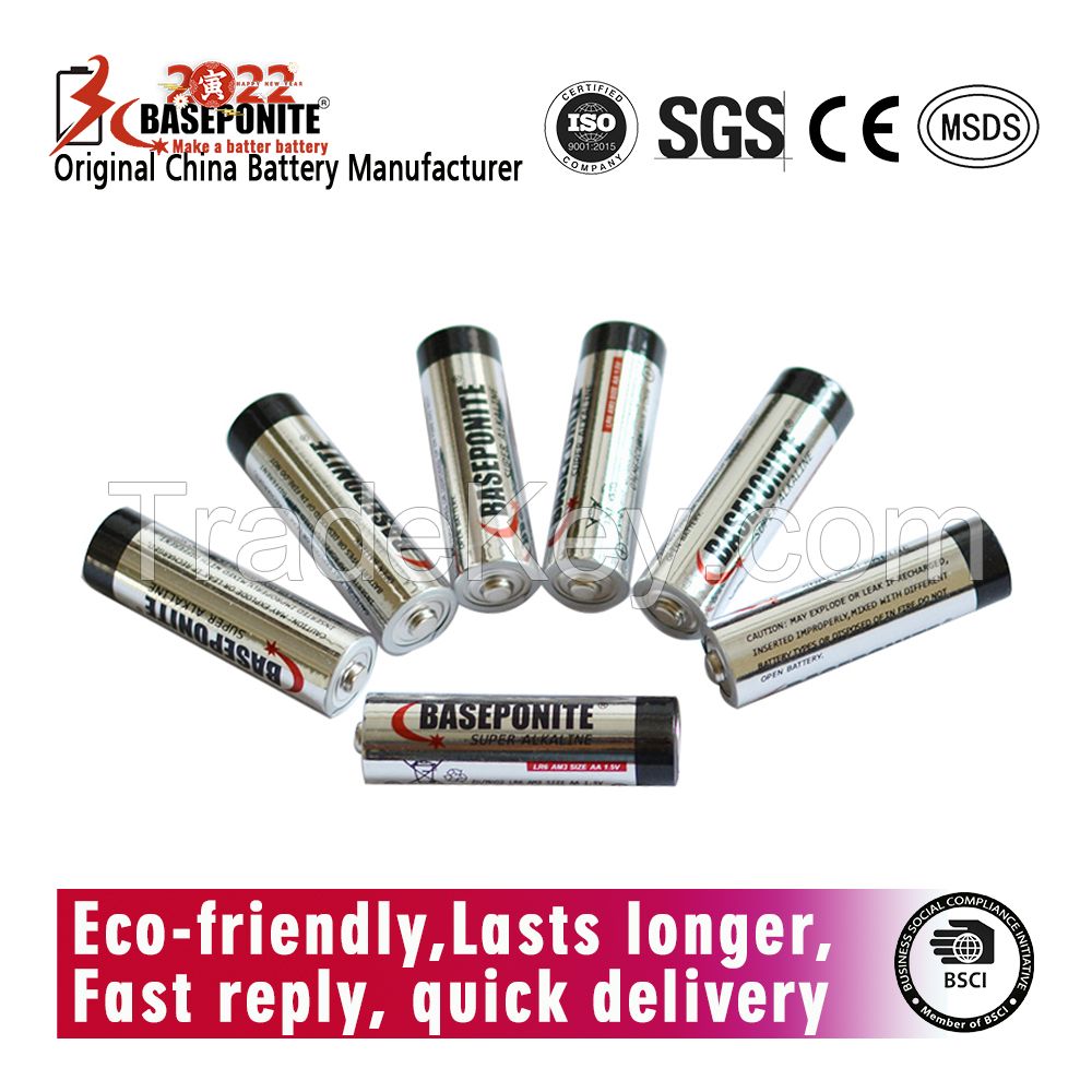 Baseponite AA 1.5V Lr6 Am3 Ultra Alkaline Batteries - Long Lasting, Powerful Energy