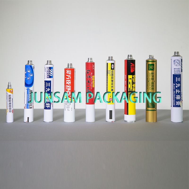 collapsible aluminum tubes pigment packaging Soft Metal Container