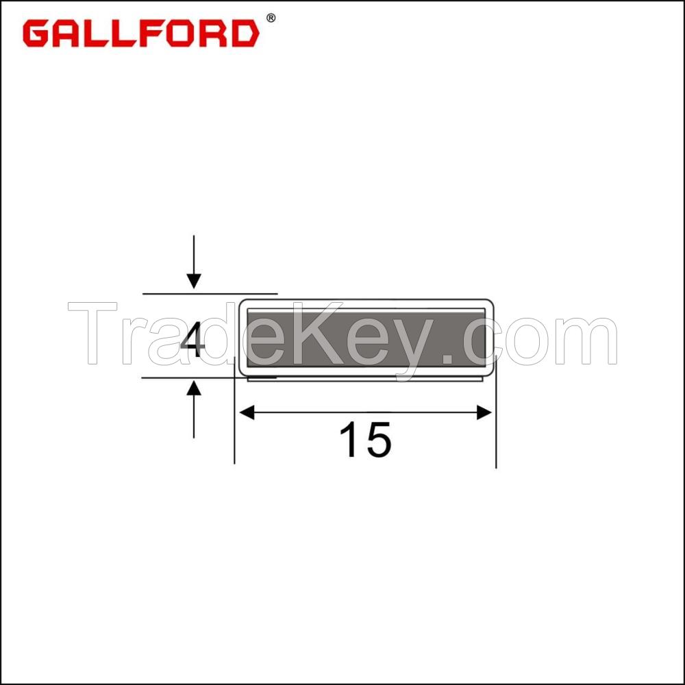 Certifired Intumescent fire seal 15*4mm and BS/EN1634 tested by Intertek