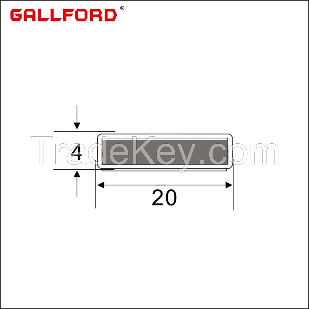 Certifired Intumescent fire seal 20*4mm by UK warrington and Interteck tested