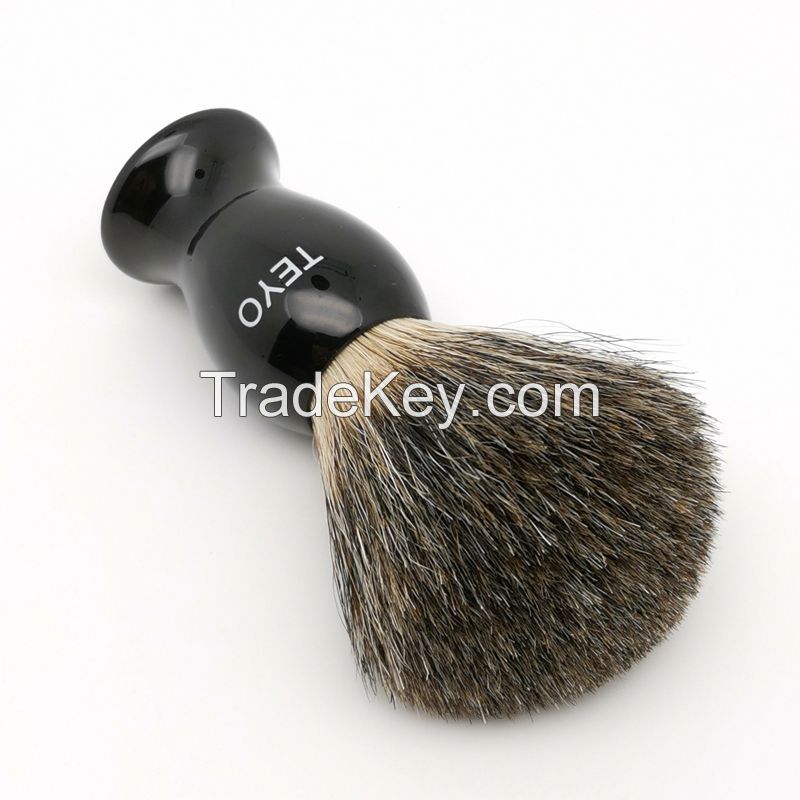 Pure Badger Hair Shaving Brush of Resin Handle With Gift Box Packed