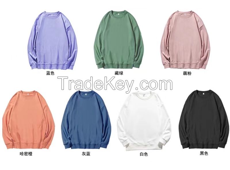 Pure cotton Women's and Men's sports sweater
