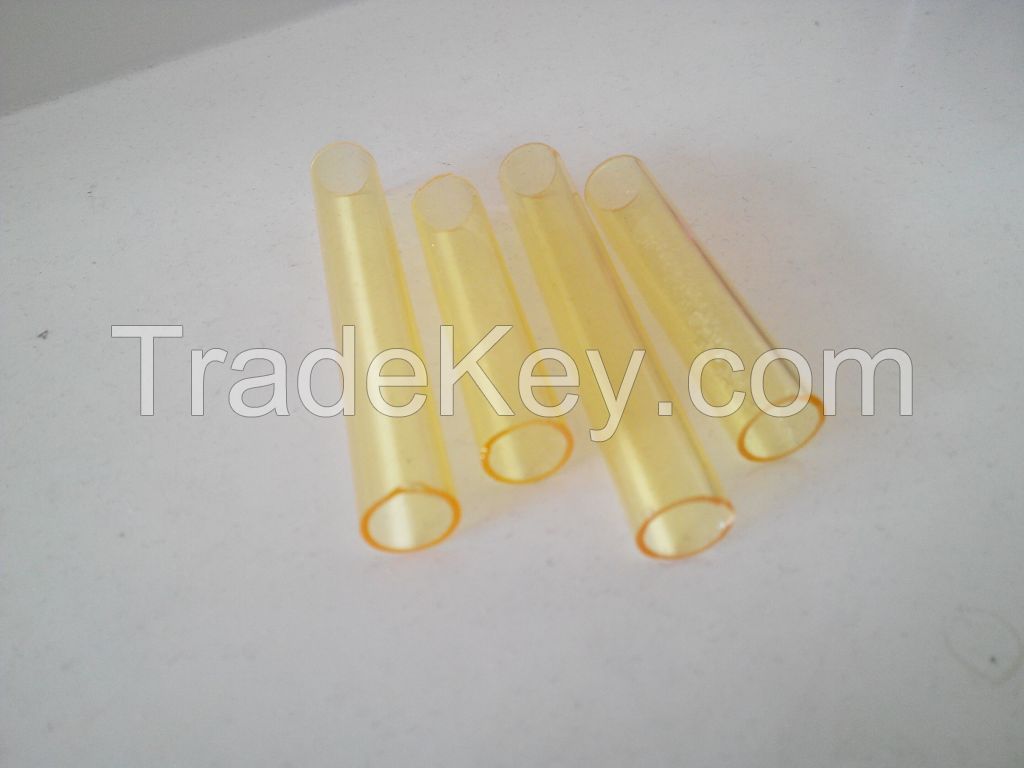 yellow quartz tube fused quartz tube quartz glass tube