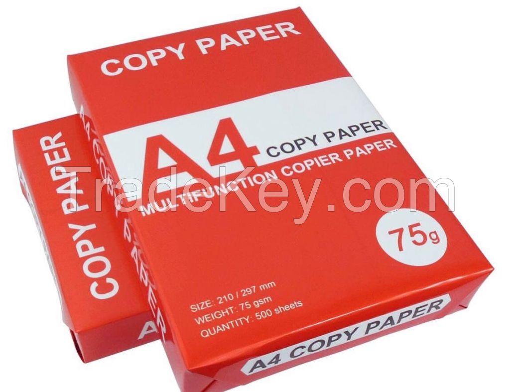 100% Woold Pulp  A4 Paper   Copier 500 Sheets/Ream - 5 Reams/Box A4 Copy Pape