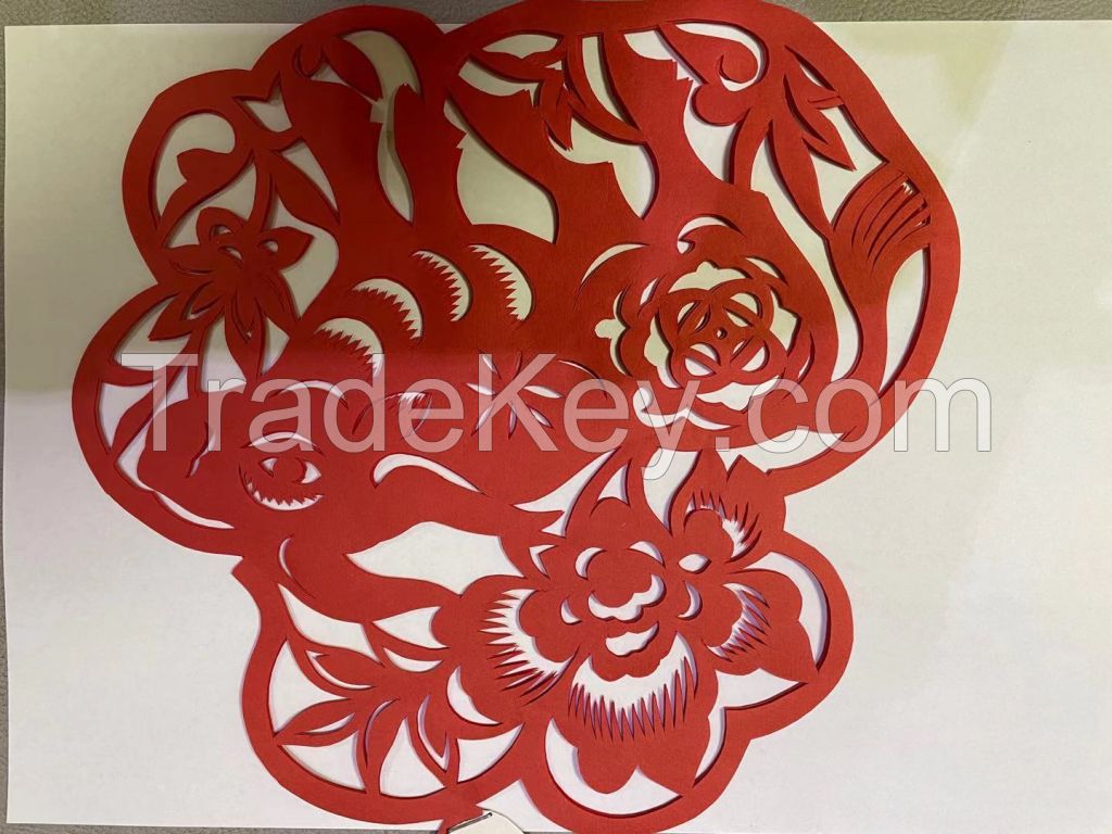 Chinese paper-cuts,peony is fuguihua