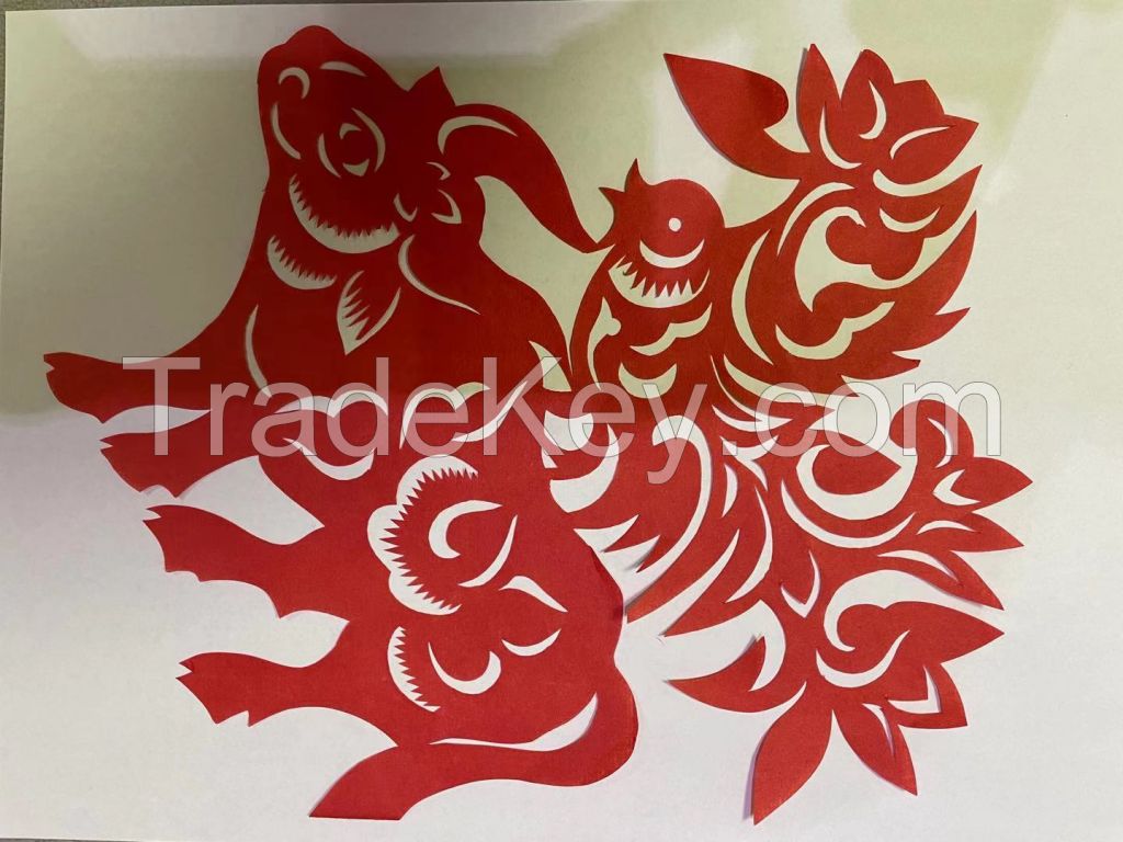 Chinese paper-cuts, Greet the New Year 