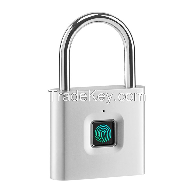 Security Intelligent Electric Biometric Keyless Circular Finger Print Reader Small Lock for School Locker