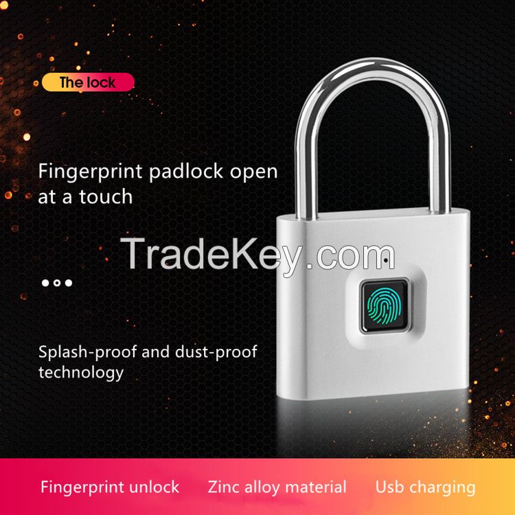 Security Intelligent Electric Biometric Keyless Circular Finger Print Reader Small Lock for School Locker