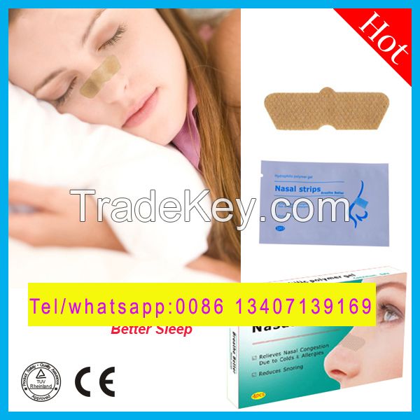 Nasal strips to make breathe right help for good quality sleep