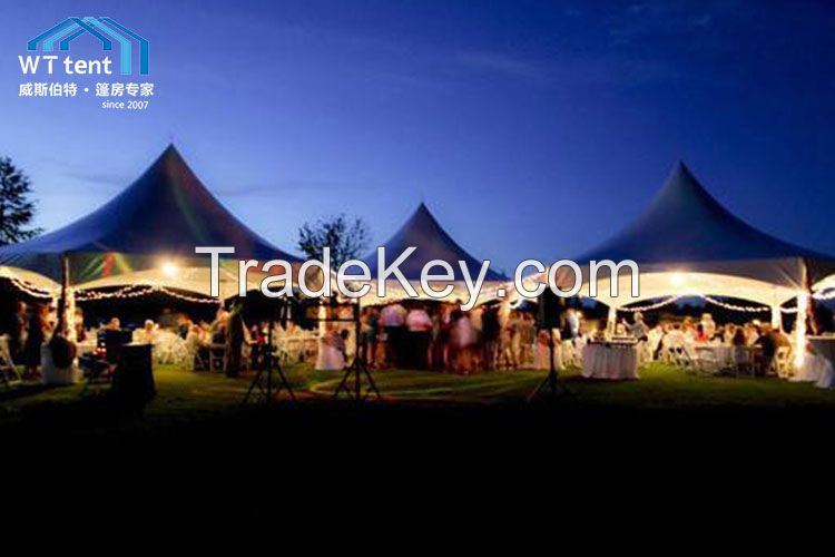 popular design dubai aluminum pagoda tent used for party,event,wedding and car parking