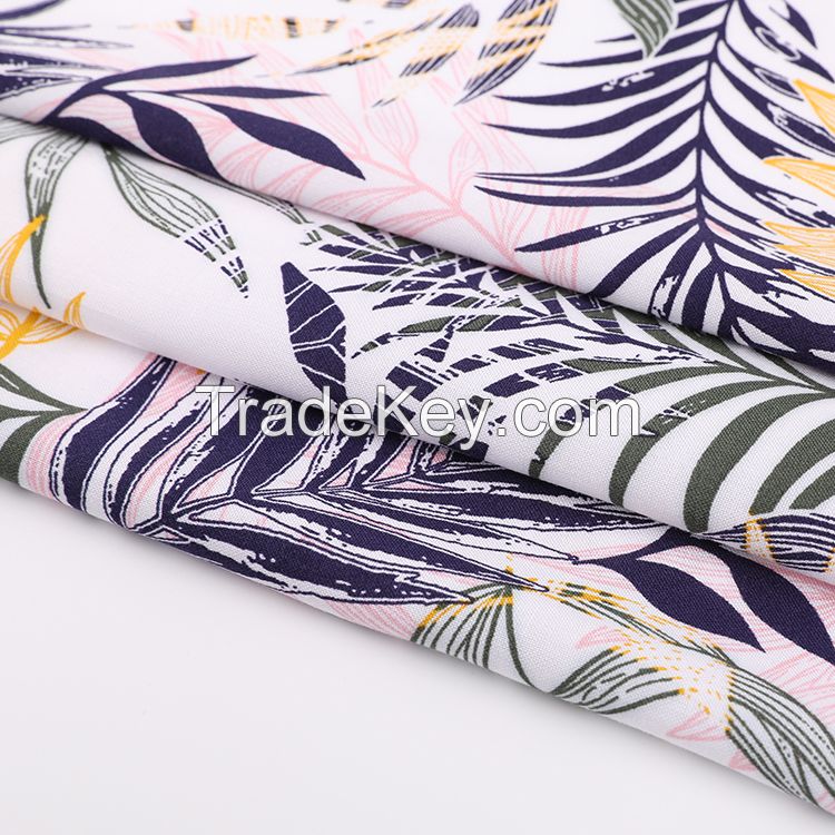 printed stryp lenzing ecovero viscose fabric rayon custom for suit fabric 