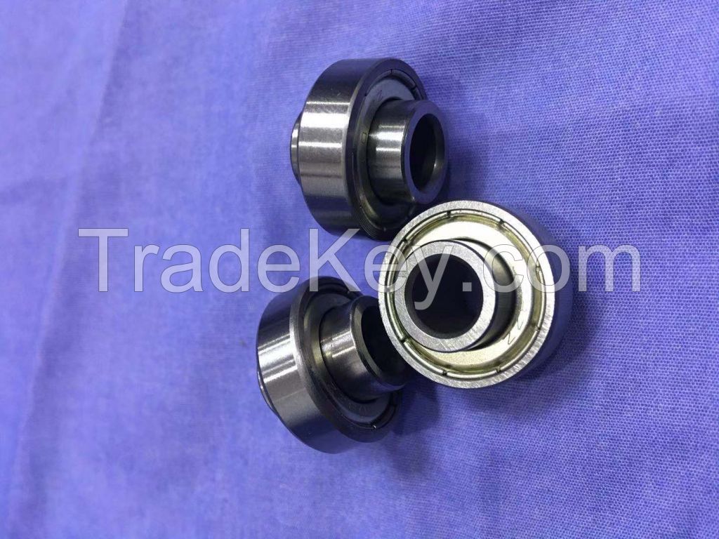 608ZZ Deep Groove Ball Bearing 8x22x7mm Inner Ring Extended For Casters