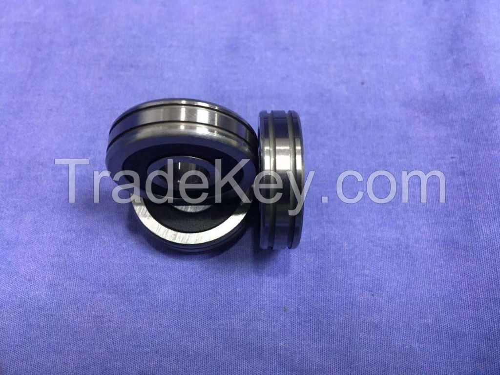 608 2RS Deep Groove Ball Bearing 8x22x7mm Outer Ring With Groove For Motor