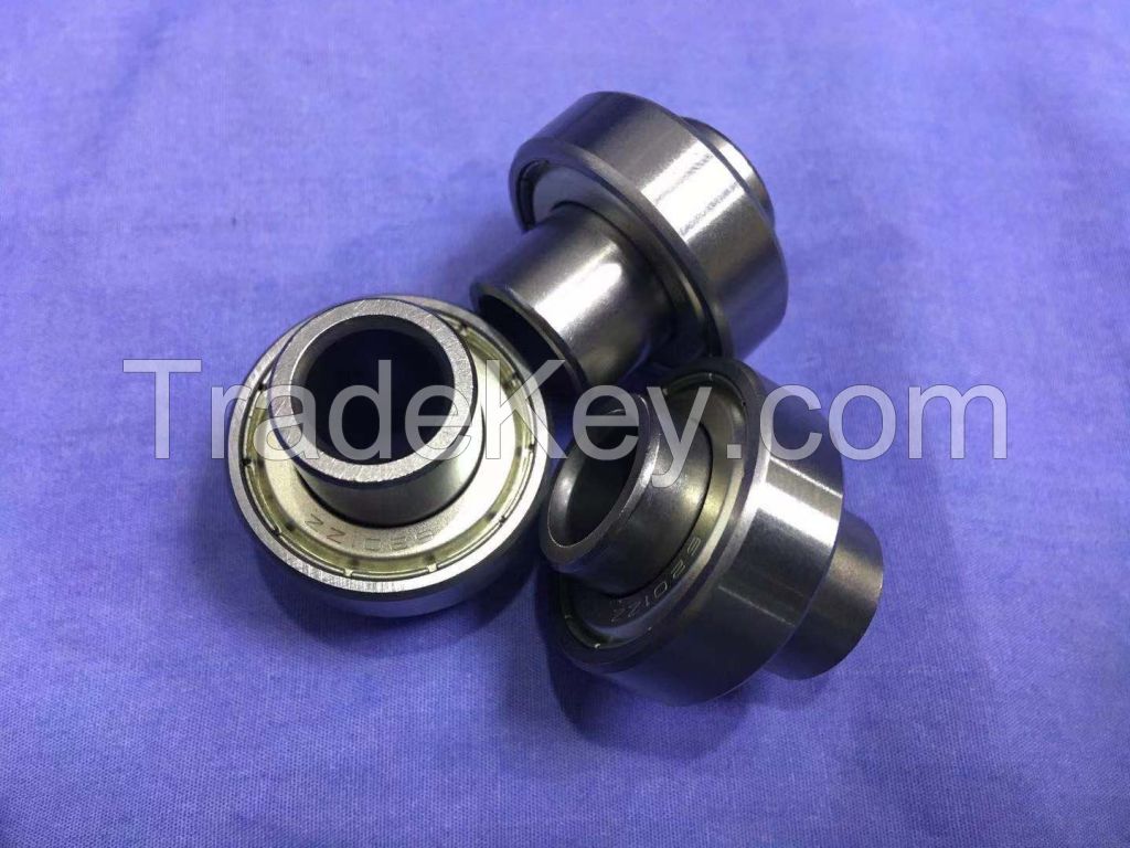 6201ZZ Deep Groove Ball Bearing 12x32x10mm Inner Ring Extended For Agricultural Machinery