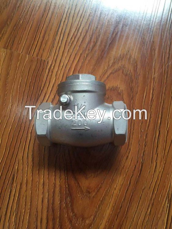 Stainless steel wire link horizontal check valve