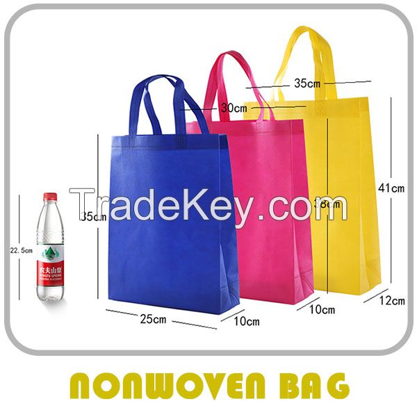 Bag Factory Manufacture 100% Recycled Polyester Stitch-bond Non-woven Bag rpet stitchbond nonwoven fabric shopping bag
