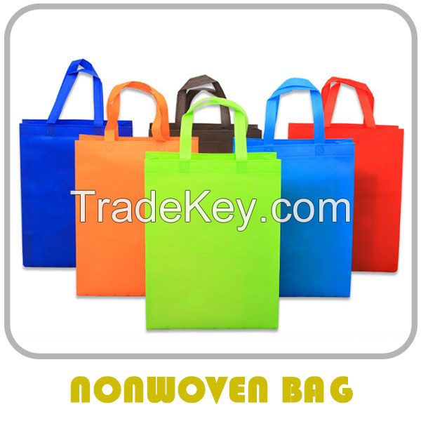 Bag Factory Manufacture 100% Recycled Polyester Stitch-bond Non-woven Bag rpet stitchbond nonwoven fabric shopping bag