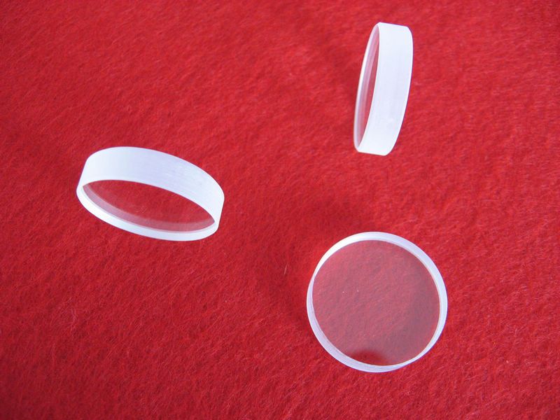 Optical round quartz glass plate in various size