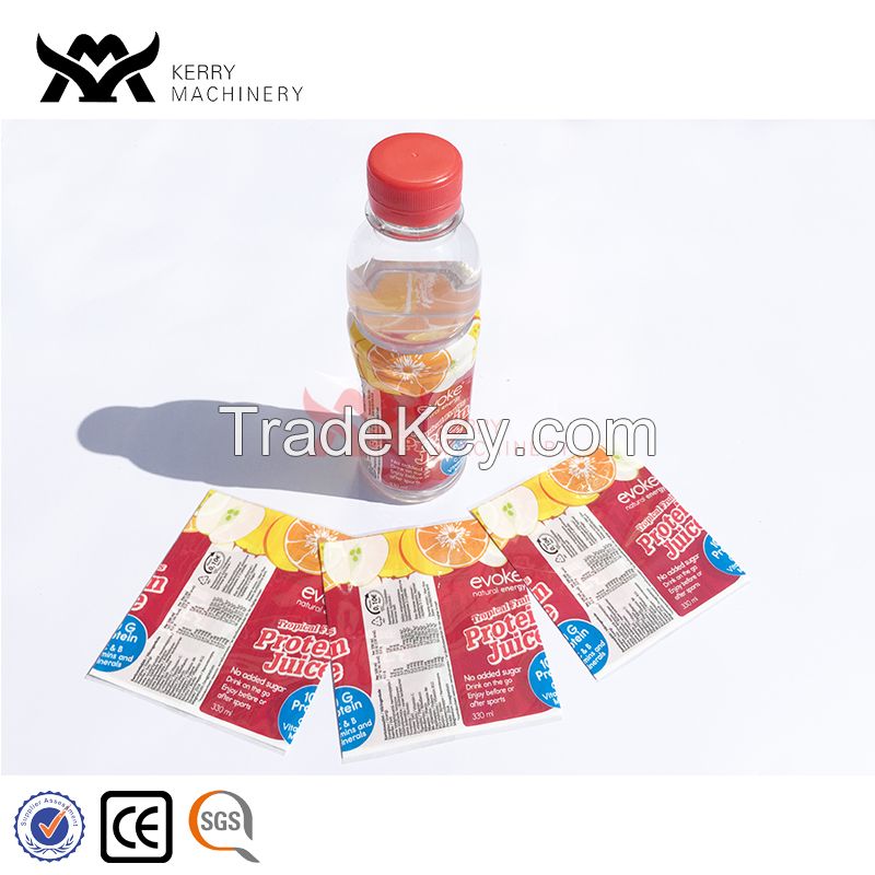 PVC Shrink Sleeve Label for Any Size of Juice Bottle Labeling