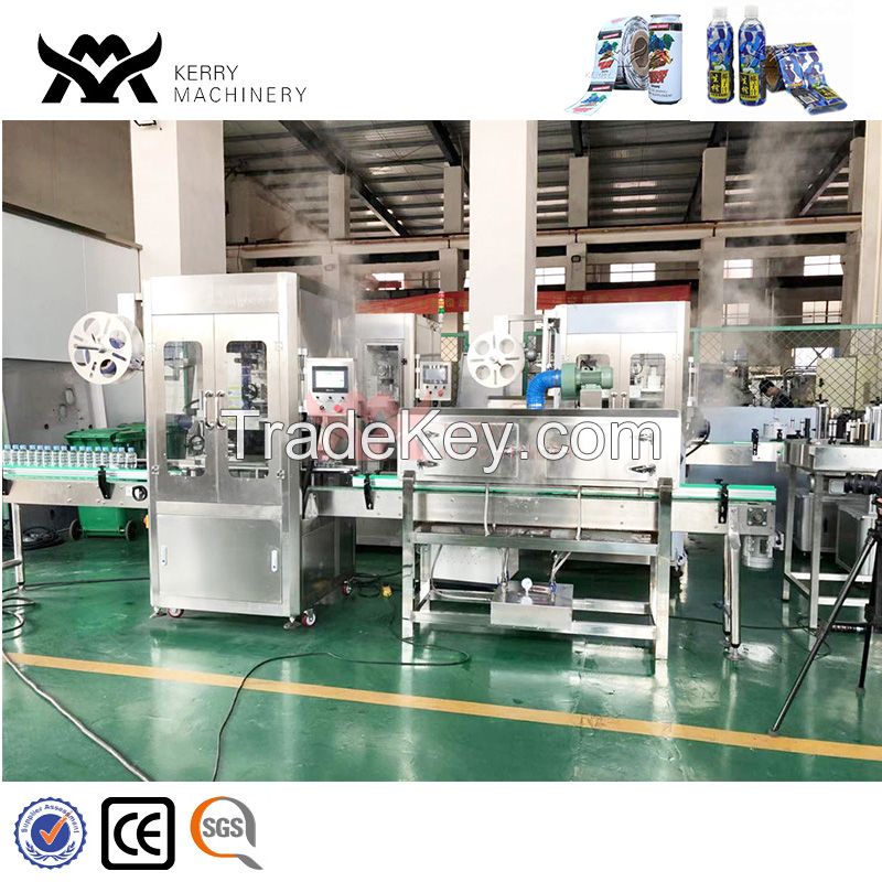 Automatic shrink sleeve applicator of packaging machine
