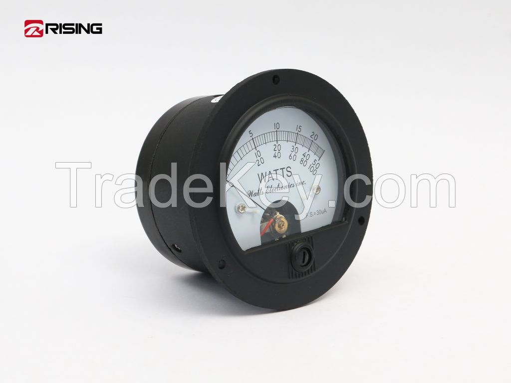 90mm Round Analog Panel Meter, wattmeter, 30uA