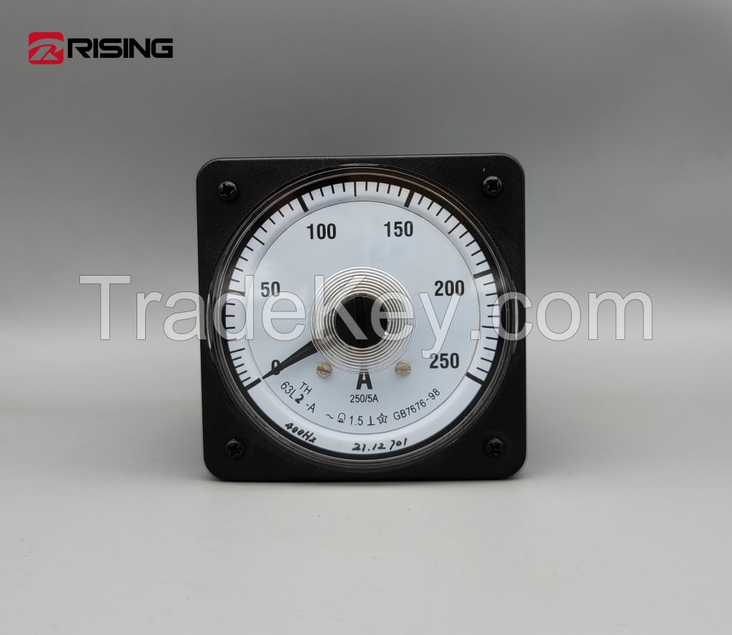Wide Angle Analog Ammeter 63l2/ Wide Angle Analog Current Meter 80*80mm