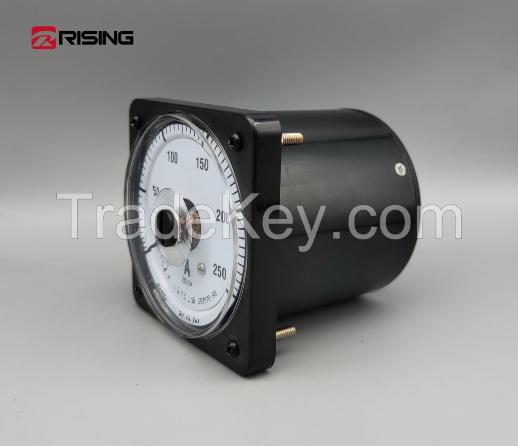 wide angle analog ammeter 63L2/ wide angle analog current meter 80*80mm