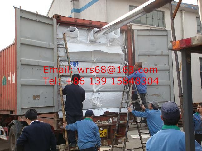 PP woven dry bulk container liner bag for Zinc concentrate, Copper concentrate, iro concentrate, zinc ore, copper ore, iron ore, lead concentrate