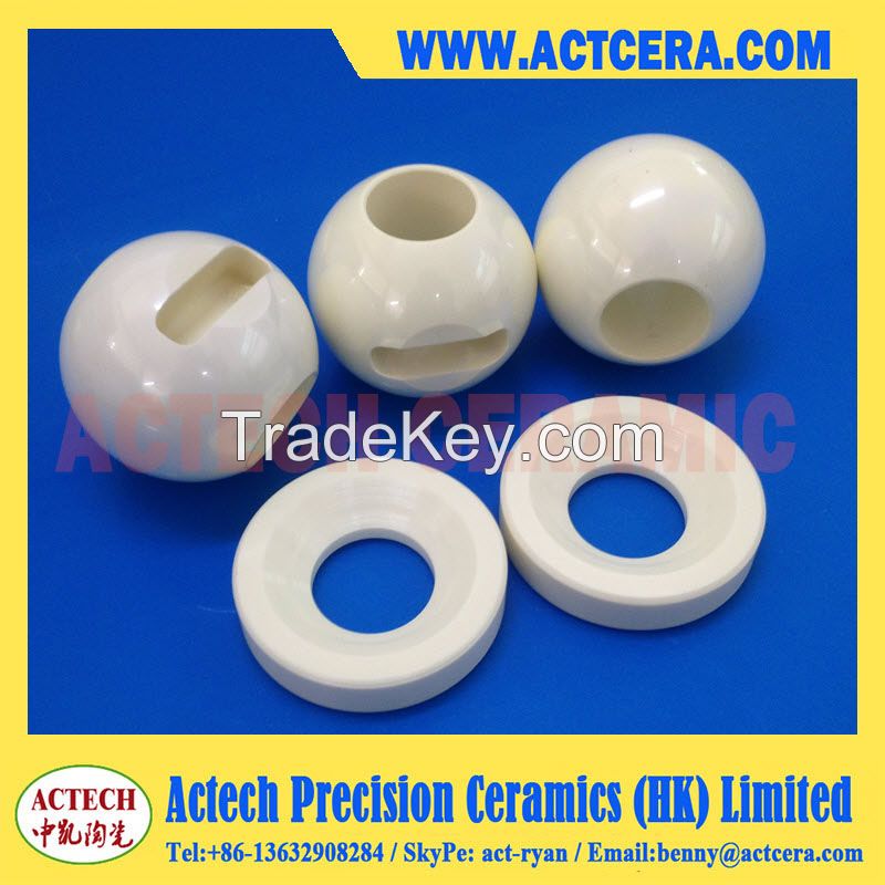 ceramic ball valve, alumina ball valve, zirconia ball valve
