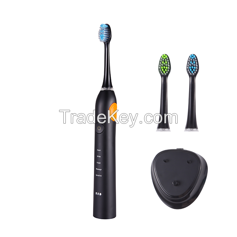 Sonic electric toothbrush with LED indicator