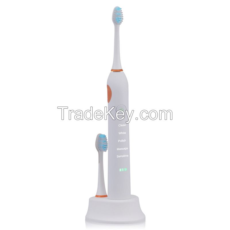 Sonic electric toothbrush with LED indicator
