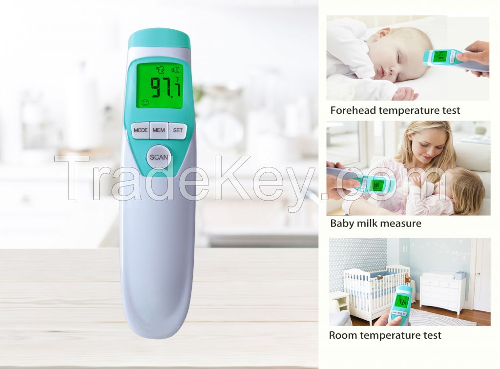 Hospital Medical Grade Non Contact Clinical Infrared Forehead Thermometer for Baby and Adults