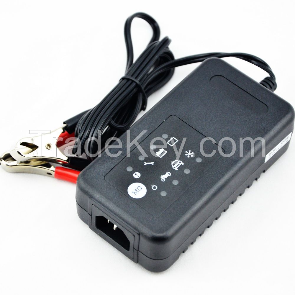 12V 0.8A&amp;amp;3.3A car battery charger with desulfating function