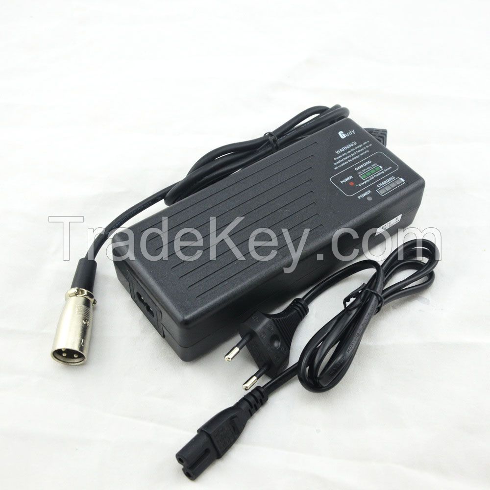 24V 2.8A NiMh NiCd Battery charger with battery fuel gauge displaying and NTC function