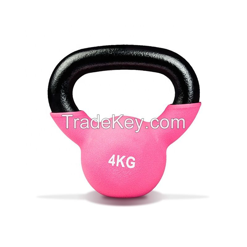 high Quality Factory Wholesale powder coating cast iron Commercial gym machine Home Fitness Competition adjustable kettlebell