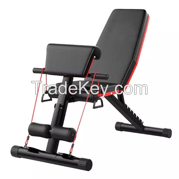 Adjustable Exercise Bench Gym Workout Machine Strength Training Bench Commercial Fitness Equipment