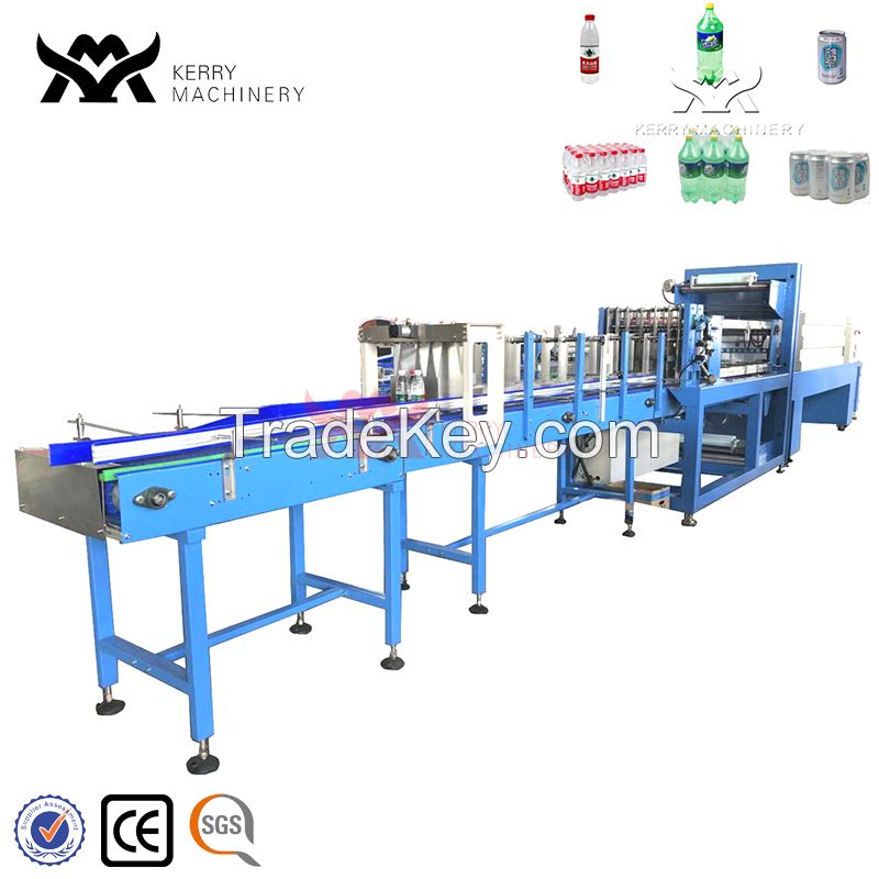 Automatic linear type high speed shrink wrapping machine