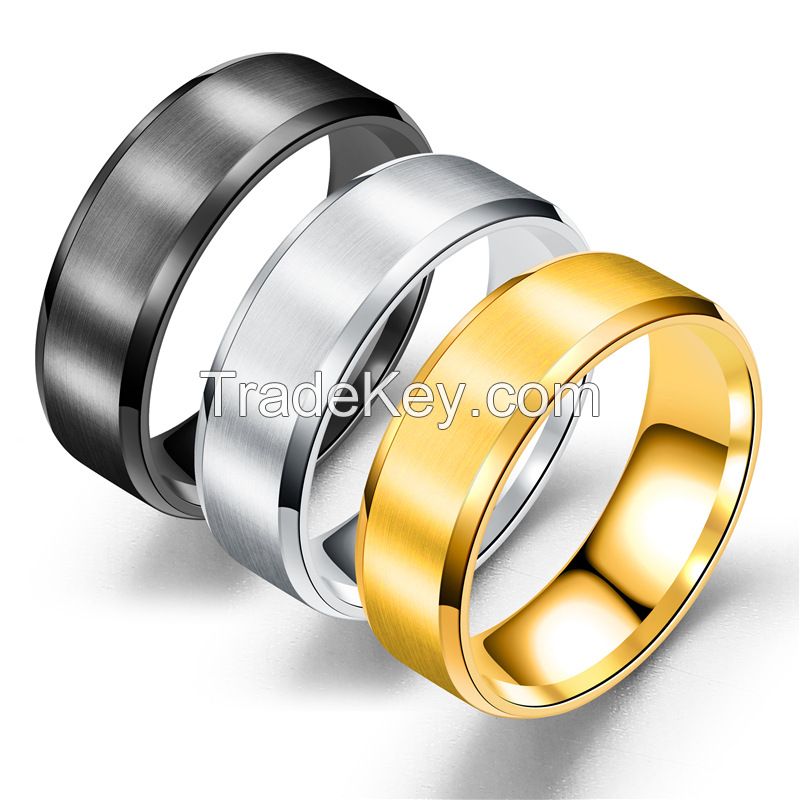 Hot selling productsTitanium stainless steel ring