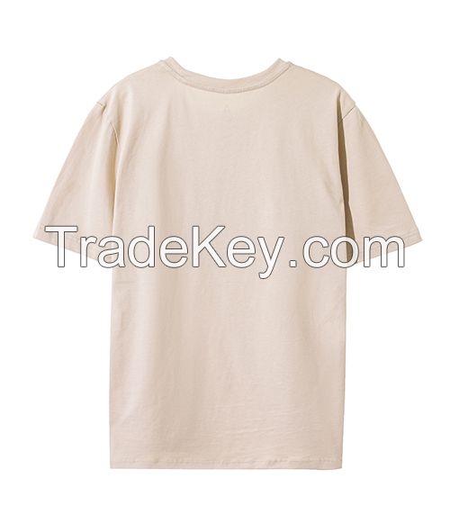 Mans cotton T shirt stock item, accept custom made