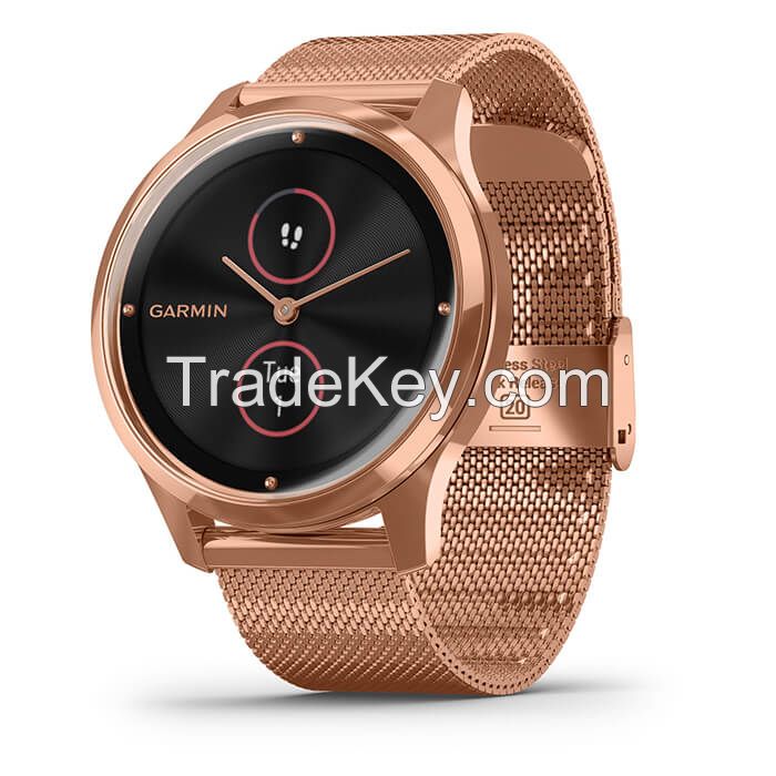 Garmin-Vivomove Luxe (SEA) [Rose Gold, Milanese, 010-02241-84]